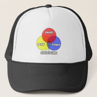 Venn Diagramm .. Statistiker Truckerkappe