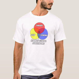 Venn Diagramm .. Überlebende Nierensteine T-Shirt