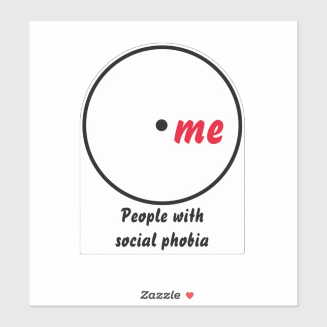 Venn-Single-Diagnose Vinyl-Aufkleber Aufkleber (Blatt)