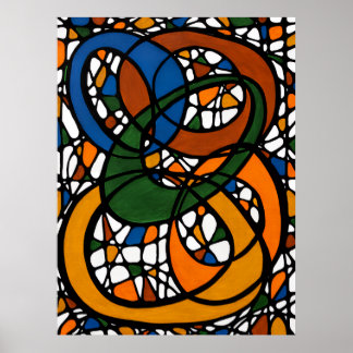 Venn Tangle Print Poster