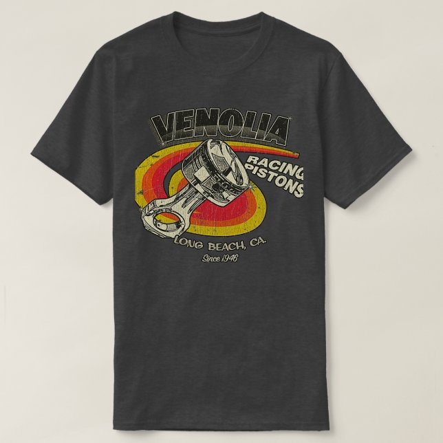 Venolia Racing Pistons 1946 T-Shirt (Design vorne)