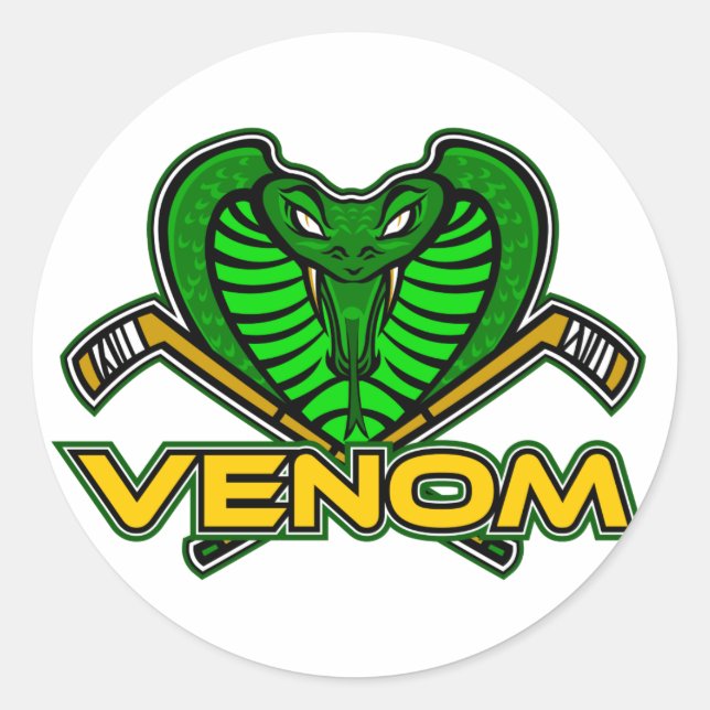 Venom-Logo-Aufkleber Runder Aufkleber