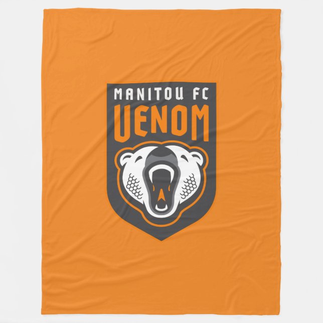 Venom-Manitou FC Fleece Blanket (Orange) (Vorderseite)