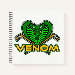 Venom/Player Spiral 8.5" x 8.5" Notebook - Holt 57 Notizbuch