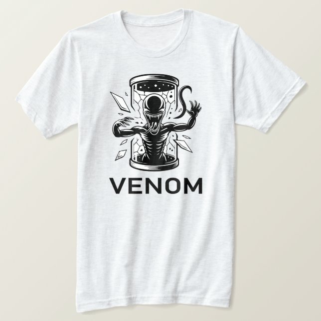 Venom Symbiote Monster Graphic T-Shirt  (Design vorne)