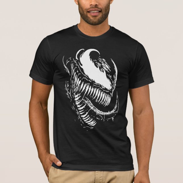 Venom T - Shirt, Cooles Venom-Kostüm-Shirt T-Shirt (Vorderseite)