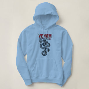 Venom und Vibes Only Snake Mic – Edgy Streetwear A Hoodie