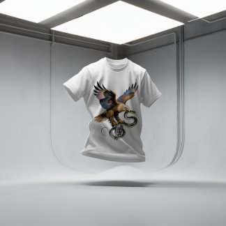 Venom & Voltage - Glam-Metal-Adler-T - Shirt-Desig T-Shirt