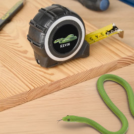 Venomous grüne Schlange mit deinem Namen Maßband