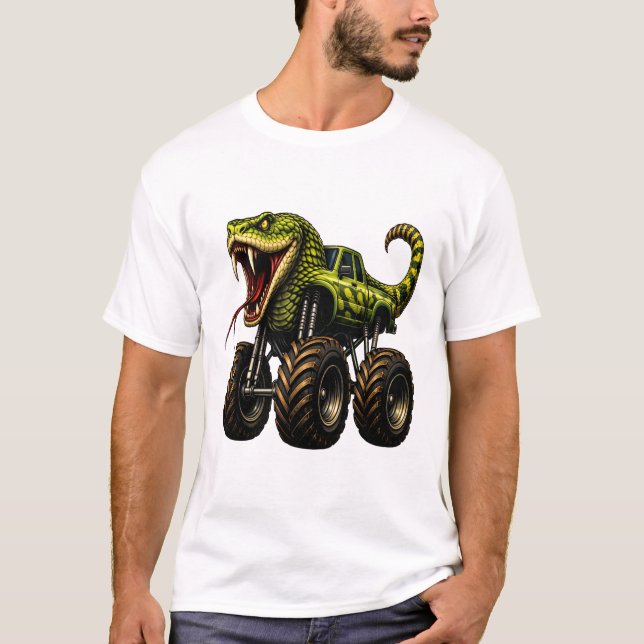 Venomous Viper Monster Truck T-Shirt (Vorderseite)