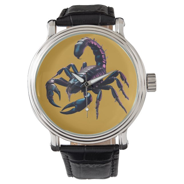 Venomus Black Scorpion Armbanduhr (Vorderseite)