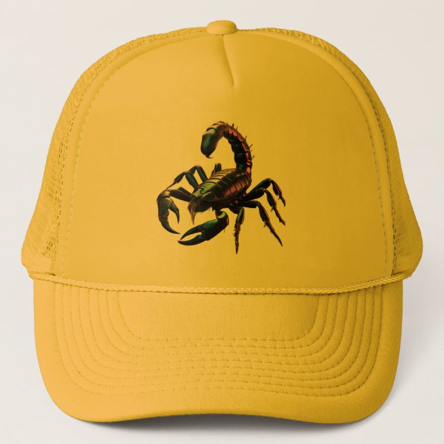 Venomus Black Scorpion Truckerkappe (Vorderseite)
