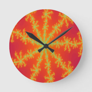 Venöse Gewittermauer-Uhr Runde Wanduhr