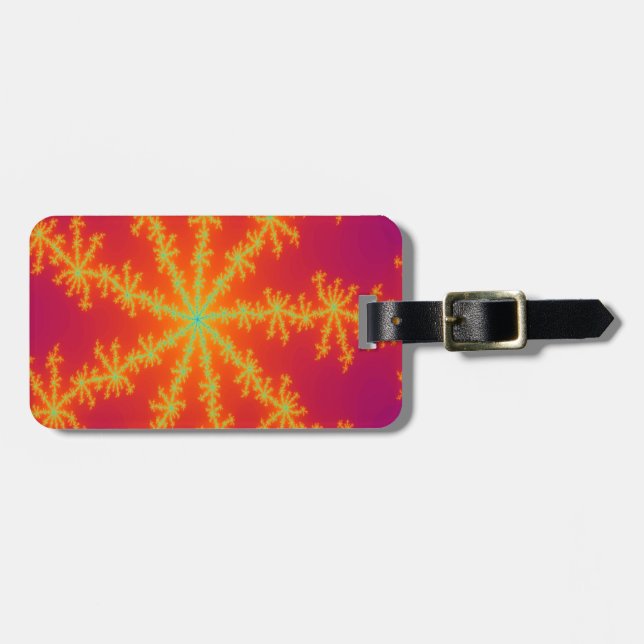 Venous Thunderstorm Custom Luggage Tag Gepäckanhänger (Vorderseite horizontal)