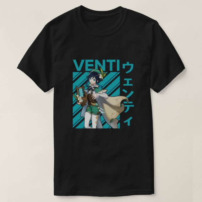 Venti Genshin Impact Classic T-Shirt (Design vorne)