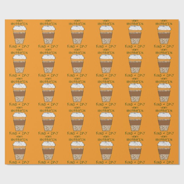 Venti Ibuprofen Tag Geschenkpapier (Flach)