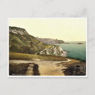 Ventnor, cliff walk, Isle of Wight, England, selte Postkarte