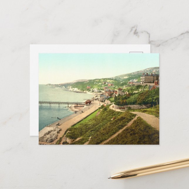 Ventnor II, Isle of Wight, England Postkarte (Vorderseite/Rückseite Beispiel)