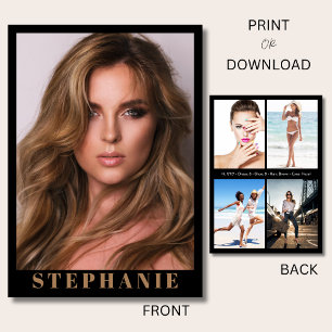 Ventura 5 Model Comp Card   Name und Statistiken Einladung