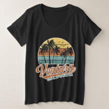 Ventura California - Vintager Retro-Sonnenuntergan