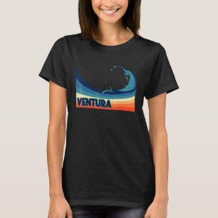 Ventura Kalifornien Kalifornien Retro Surfen  Sege T-Shirt