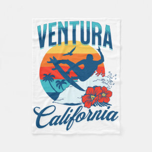 Ventura Kalifornien Strand Surfen Sommer Urlaub Vi Fleecedecke