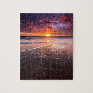 Ventura State Beach bei Sonnenuntergang Puzzle