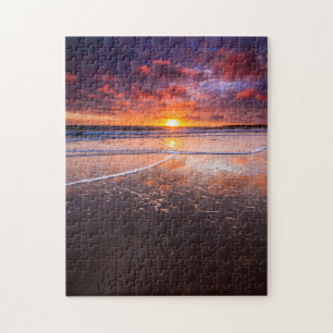 Ventura State Beach bei Sonnenuntergang Puzzle