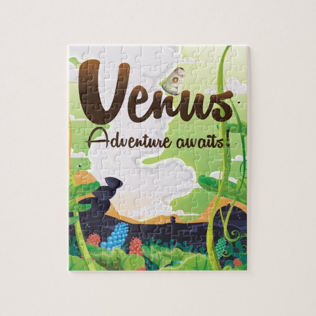 Venus Adventure wartet auf ein Reiseplakat Puzzle (Vertikal)