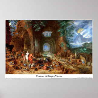 Venus an der Schmiede des Vulkans Poster