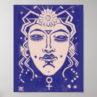Venus Aphrodite Goddess of Liebe Mythology Blue