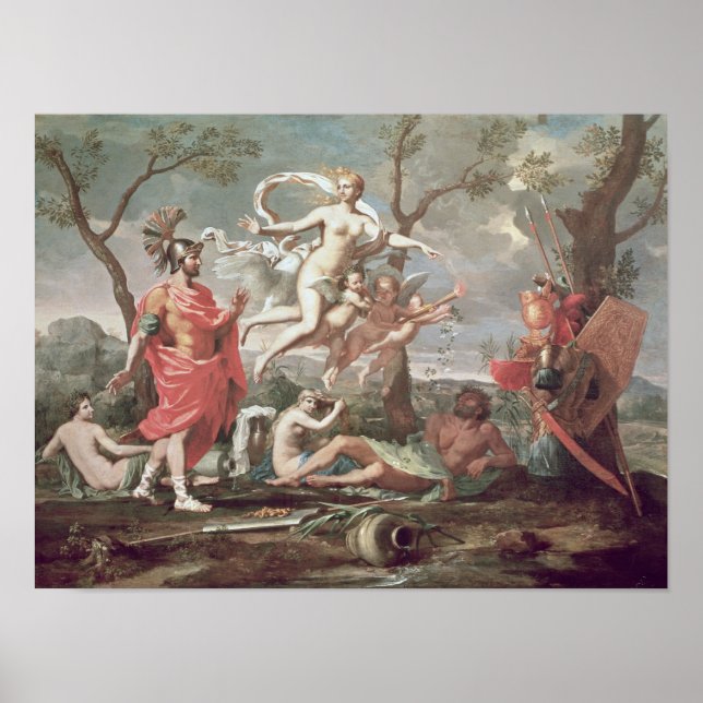 Venus Arming Aeneas, 1639 Poster (Vorne)
