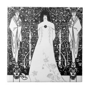 Venus between Terminal Gods by Aubrey Beardsley Fliese