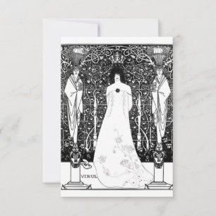 Venus between Terminal Gods by Aubrey Beardsley Save The Date