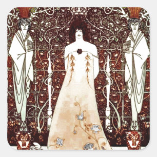 Venus between Terminal gods Quadratischer Aufkleber