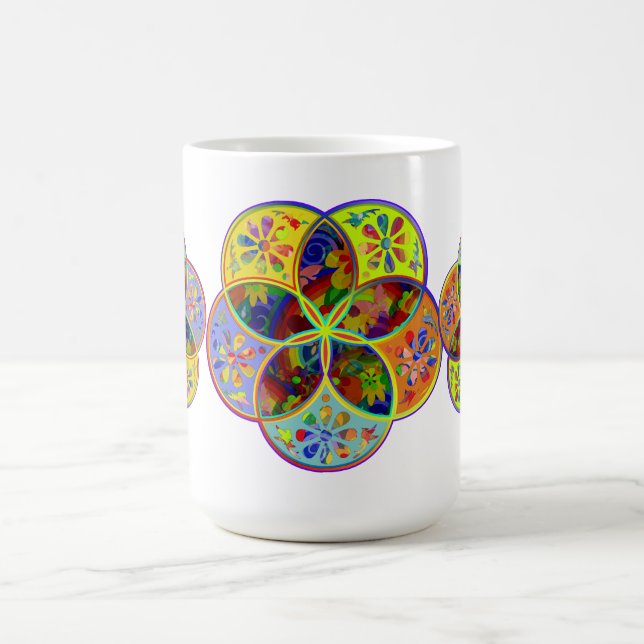 Venus Blume der Liebe schöne Künste Blume Power Kaffeetasse (Mittel)