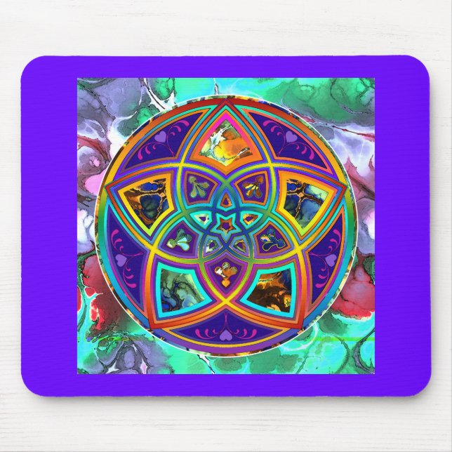 Venus Blume der Liebe schöne Künste Blume Power/Pl Mousepad (Vorne)