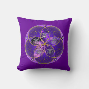 Venus Blume der Liebe schöne Künste violett rosa Kissen