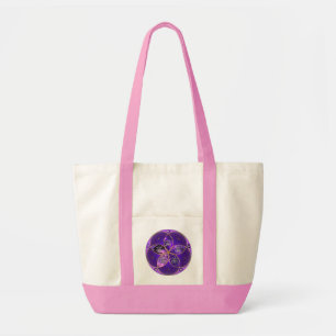 Venus Blume der Liebe schöne Künste violett rosa Tragetasche