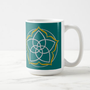 VENUS BLUME / Venusblume Lotus SILVER GOLD Tasse
