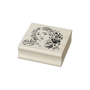 Venus - Briefmarke der Holzkunst Gummistempel