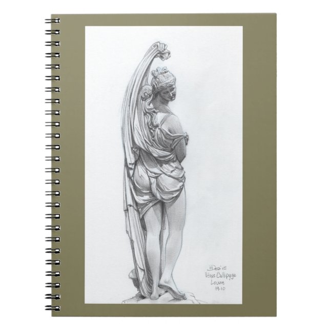 Venus Callipyge Notizblock (Vorderseite)