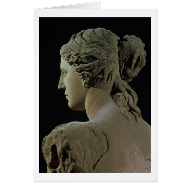 Venus de Milo, Detail der Rückseite des Kopfes, He (Vorne)