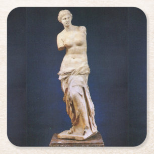 Venus de Milo Rechteckiger Pappuntersetzer