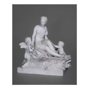 Venus der Tauben (Marmor) Poster