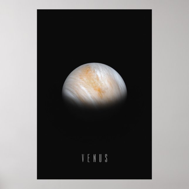 Venus - Der Zwillings-Planet der Erde und der heiß Poster (Vorne)