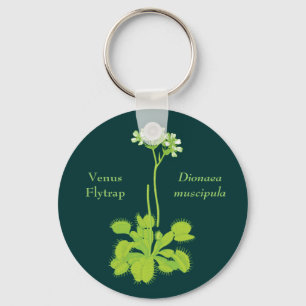 Venus Fliegenfalle Blumenkunst Schlüsselanhänger