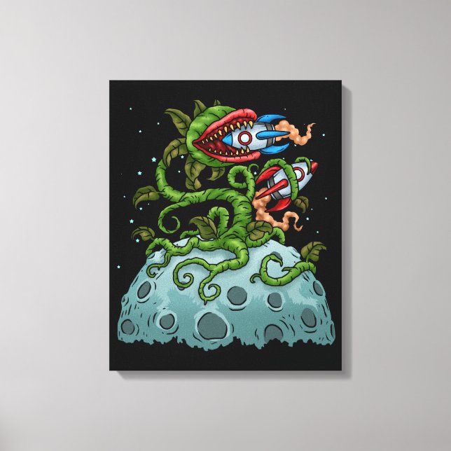 Venus Fly Falle Kinder Bubble Teegeschenk Karnivor Leinwanddruck (Vorderseite)