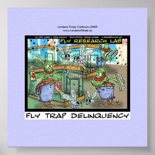 Venus Fly Trap Delinquency Fun Rick London Poster