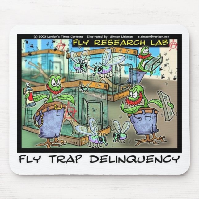 Venus Fly Trap Deliquity Funny Rick London Geschen Mousepad (Vorne)